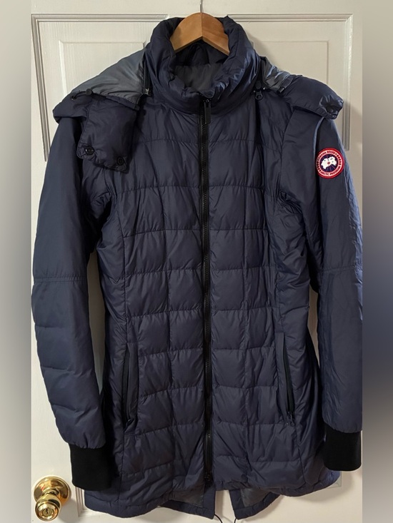 Canada Goose Jackets & Blazers - Canada Goose Navy Ellison Packable Down Coat - Navy